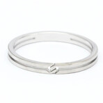 Gucci // 18k White Gold Infinity Ring // Ring Size: 6.5 // Store Display