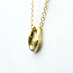 Tiffany & Co. // 18k Yellow Gold Open Heart Necklace // 15.94" // Store Display