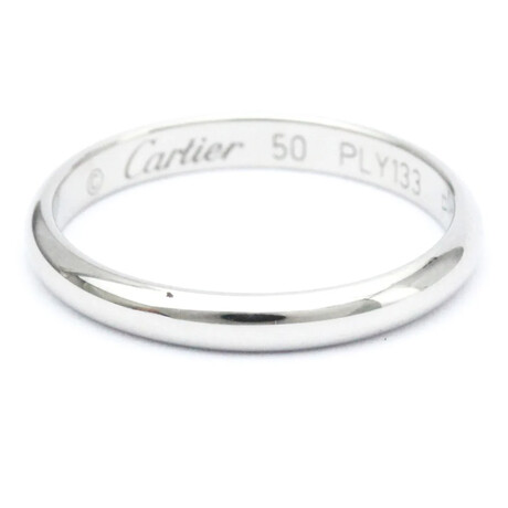 Cartier // Platinum 1895 Wedding Ring // Ring Size: 5.25 // Store Display
