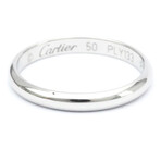 Cartier // Platinum 1895 Wedding Ring // Ring Size: 5.25 // Store Display