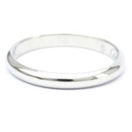 Cartier // Platinum 1895 Wedding Ring // Ring Size: 5.25 // Store Display