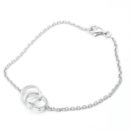 Cartier // 18k White Gold Love Bracelet // 6.69" // Store Display