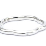 Chanel // 18k White Gold Camellia 1P Diamond Ring // Ring Size: 6.5 // Store Display