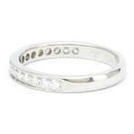Cartier // Platinum 1895 Half Eternity Wedding Ring // Ring Size: 4.75 // Store Display