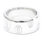 Cartier // 18k White Gold Happy Birthday Ring // Ring Size: 4.5 // Store Display