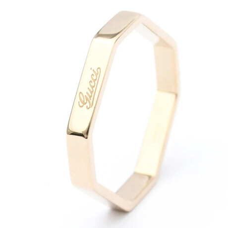 Gucci // 18k Rose Gold Octagonal Ring // Ring Size: 8.5 // Store Display