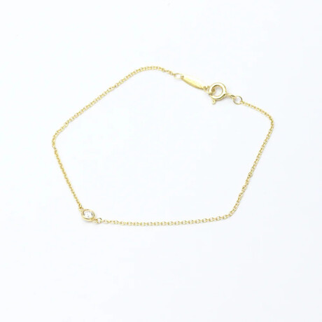 Tiffany & Co. // 18k Yellow Gold Diamonds By The Yard Diamond Bracelet // 6.29" // Store Display