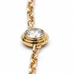 Cartier // 18k Rose Gold Diamants Légers De Cartier Diamond Bracelet // 6.49"-7.28" // Store Display