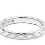 Chanel // 18k White Gold Coco Crush Ring With Diamond // Ring Size: 4.5 // Store Display