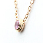 Cartier // 18k Rose Gold Saphirs Leges De Cartier Sapphire Necklace // 14.76"-15.94" // Store Display