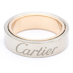 Cartier // 18k Rose Gold + 18k White Gold Secret Love Ring // Ring Size: 4.75 // Store Display