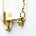 Tiffany & Co. // 18k Yellow Gold Key Necklace // 15.94" // Store Display