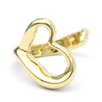 Tiffany & Co. // 18k Yellow Gold Open Heart Ring // Ring Size: 6.5 // Store Display
