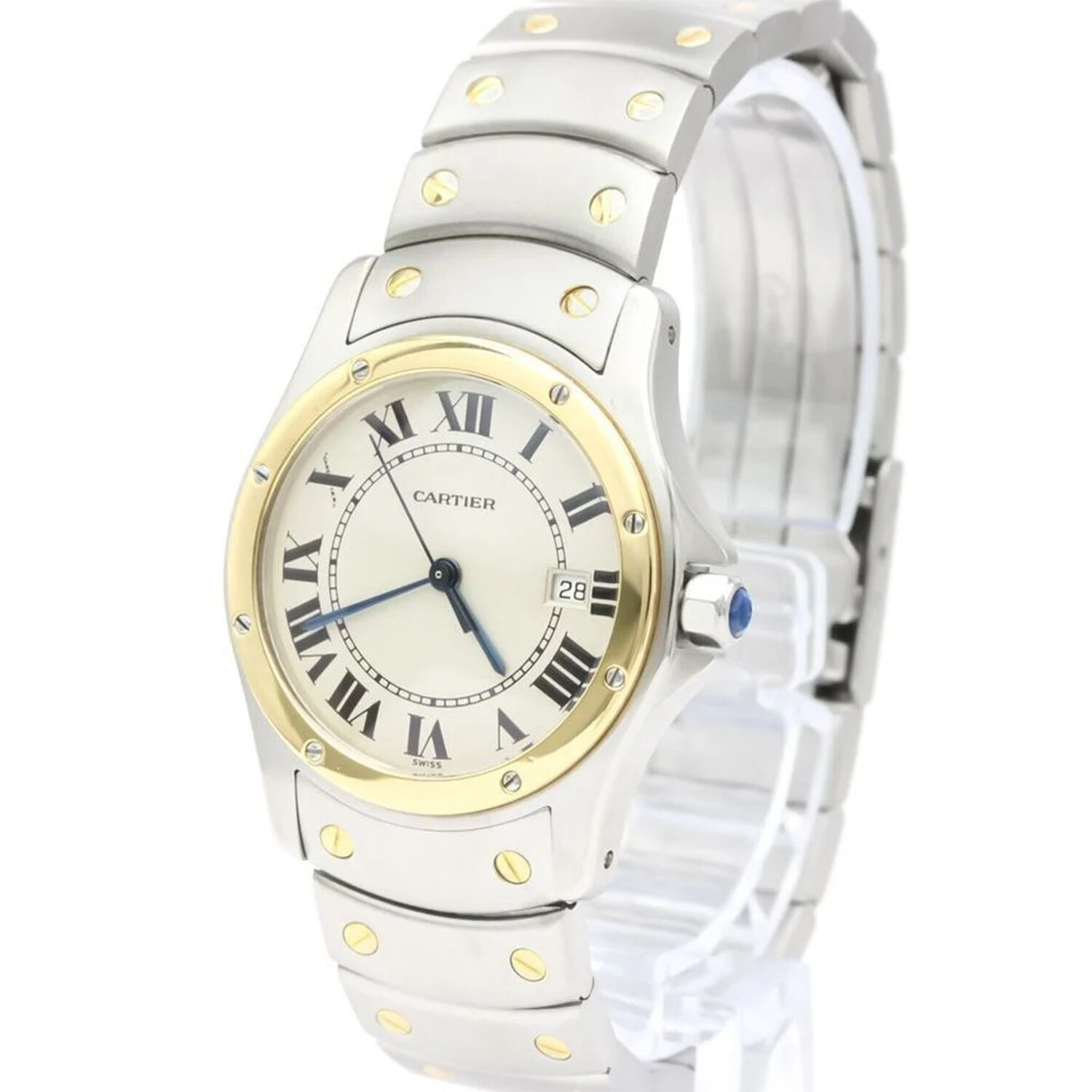 Cartier Santos Cougar Quartz Cartier Cougar Pre Owned