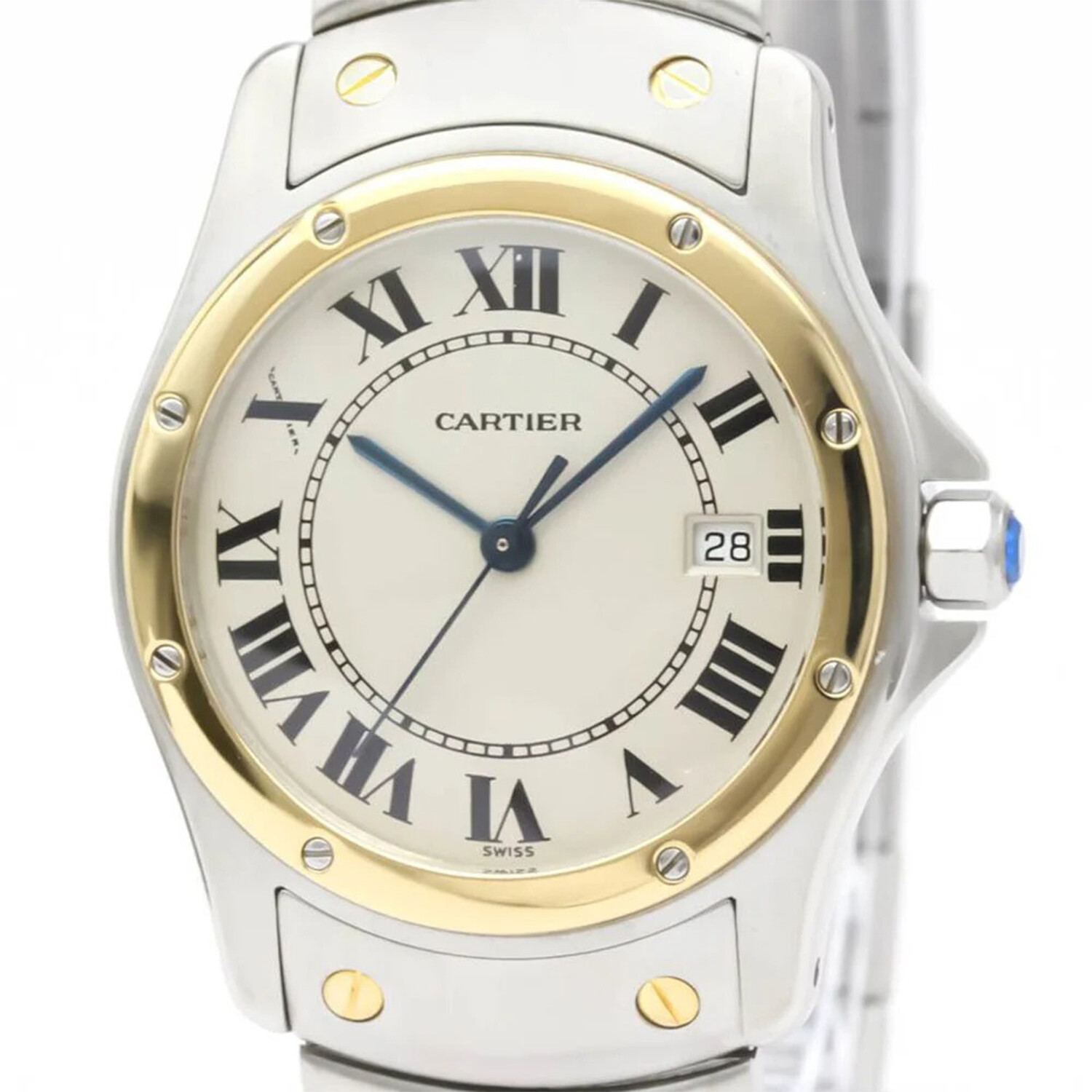 Cartier Santos Cougar Quartz Cartier Cougar Pre Owned