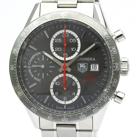 Tag Heuer Carrera Lewis Hamilton Automatic // CV201M-Hamilton // Pre-Owned