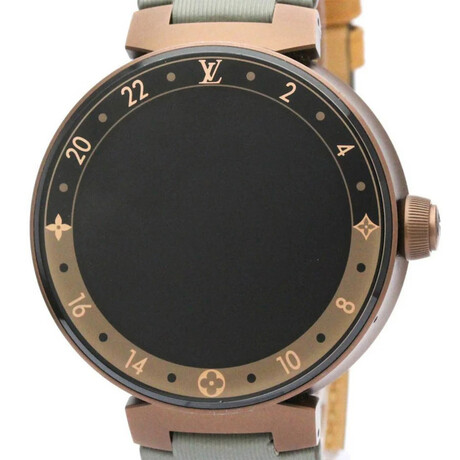 Louis Vuitton Tambour Quartz // QA052Z-LV // Pre-Owned