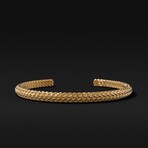 Snake Cuff Bracelet // Gold