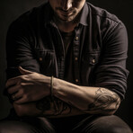 Snake Cuff Bracelet // Gold