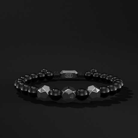 Geom Onyx Bracelet // Black (Small)