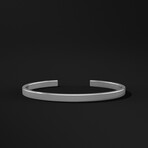Essential Cuff  Silver Bracelet // Silver
