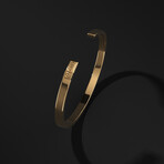 Essential Cuff  Gold Bracelet // Gold