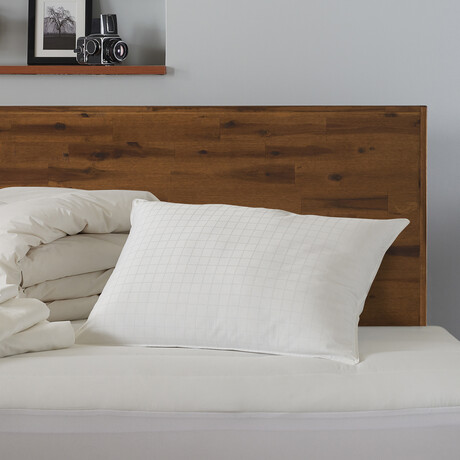 100% Cotton Dobby-Box Shell Firm Back/Side Sleeper Down Alternative Pillow (Standard)