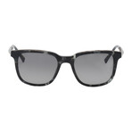 Chopard // Men's Wayfarer Sunglasses // Matte Gray + Smoke Gradient // New