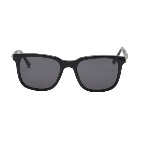 Chopard // Unisex Square Sunglasses // Shiny Black + Smoke // New