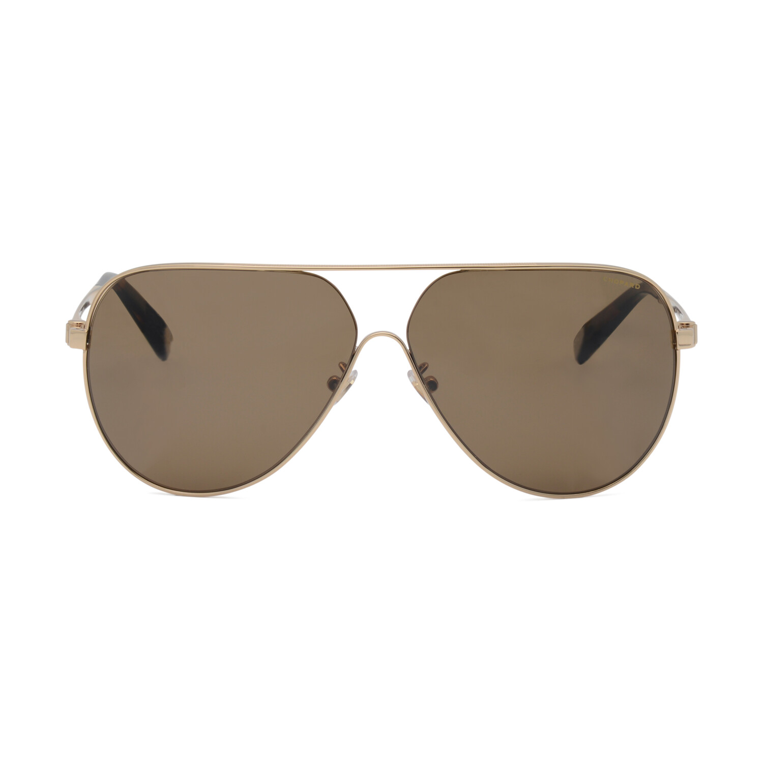 Chopard // Men's Aviator Sunglasses // Shiny Gold + Tortoiseshell ...