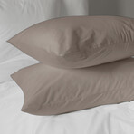 Luxe Soft & Smooth TENCEL™ Pillow Case // Sandy Taupe // Set of 2 (Standard/Queen)