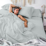 Luxe Soft & Smooth TENCEL™ Pillow Case // Light Gray // Set of 2 (Standard/Queen)