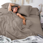 Luxe Soft & Smooth TENCEL™ Pillow Case // Sandy Taupe // Set of 2 (Standard/Queen)