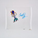 Christopher Lloyd Signed Animation Cel v.7