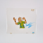 Christopher Lloyd Signed Animation Cel v.2