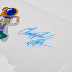 Christopher Lloyd Signed Animation Cel v.7