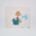 Christopher Lloyd Signed Animation Cel v.4