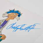 Christopher Lloyd Signed Animation Cel v.1