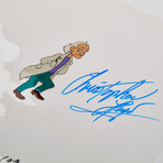 Christopher Lloyd Signed Animation Cel v.23