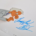 Christopher Lloyd Signed Animation Cel v.25