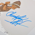 Christopher Lloyd Signed Animation Cel v.3