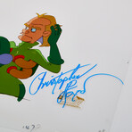 Christopher Lloyd Signed Animation Cel v.22