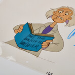 Christopher Lloyd Signed Animation Cel v.4