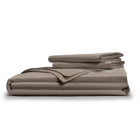 Luxe Soft & Smooth Tencel™ Duvet Cover Set // Sandy Taupe (King/Cal King)