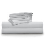 Luxe Soft & Smooth TENCEL™// 6-Piece Sheet Set // Light Gray (Full)