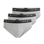 3-Pack Slip Basix // Gray (S)