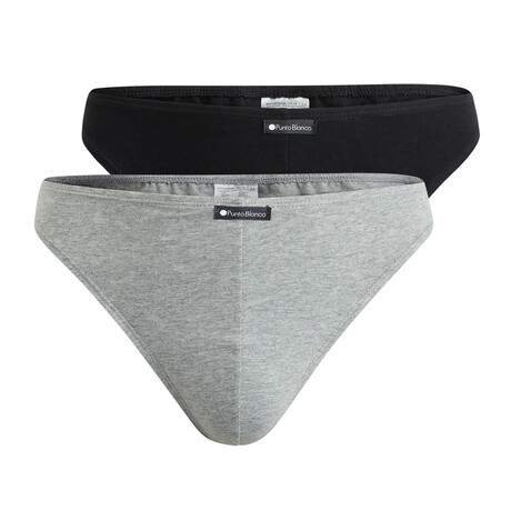 2-Pack String // Gray + Black (S)