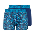 2-Pack Boxer Sand // Blue (S)