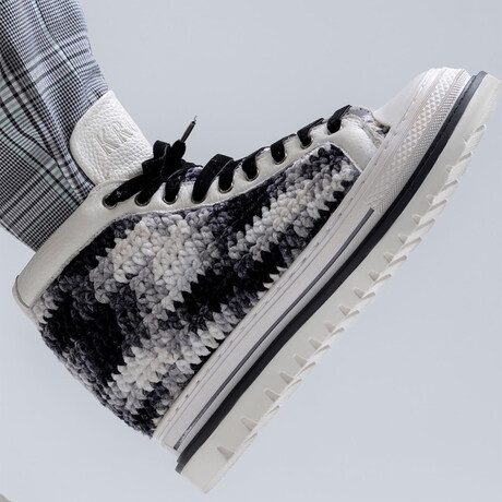 Onyx Sneaker //White + Black + Gray (US: 9)