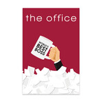 The Office Minimalist Poster Print on Acrylic Glass // Popate (16"W x 24"H x 0.25"D)